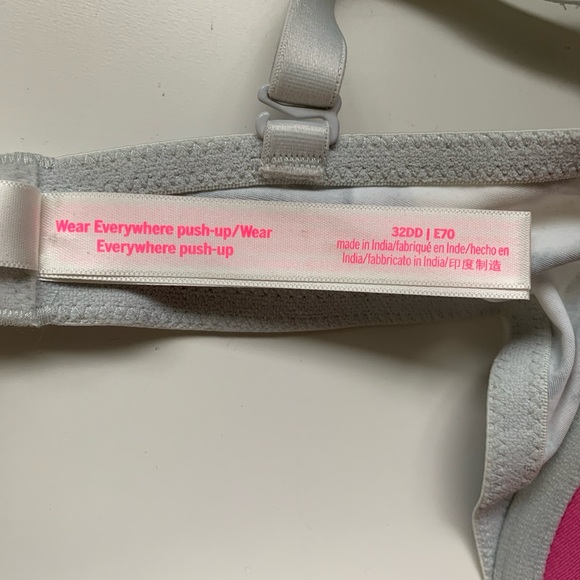 *NWOT* 32DD wear everywhere PINK Victorias Secret gray marbled bra - Picture 5 of 7